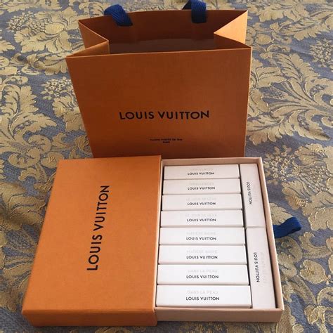 louis vuitton fragrance case|louis vuitton perfume sample box.